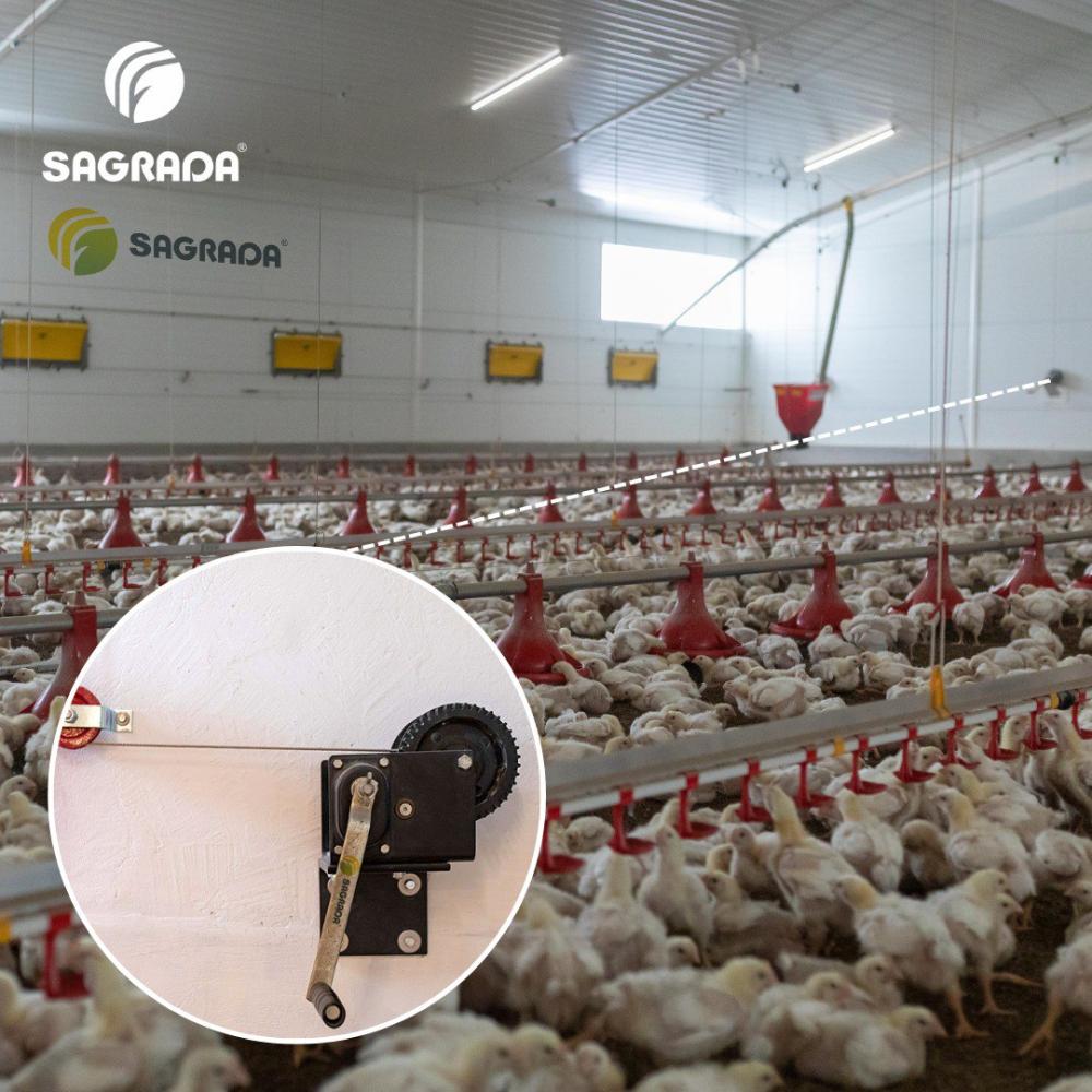 Parrandachilik uchun 1133 kg devorga o'rnatiladigan vinç